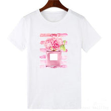 Load image into Gallery viewer, Vogue Style Women Round Neck White T-shirt Harajuku Short Sleeve Top Tees Girlfriend Gift