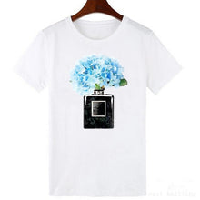 Load image into Gallery viewer, Vogue Style Women Round Neck White T-shirt Harajuku Short Sleeve Top Tees Girlfriend Gift